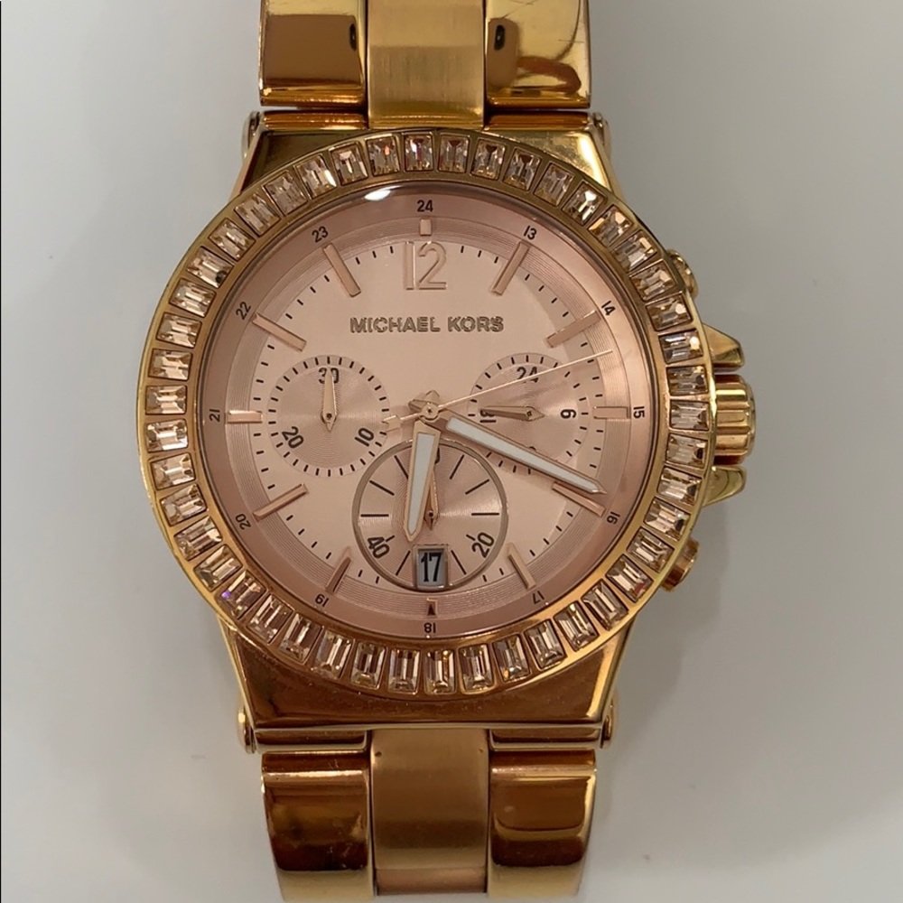 Michael Kors Dylan Chronograph Rose Gold Watch